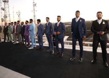 Vivace: Maxime Noivos e Black Tie desfila nova coleção no heliponto do Hotel Meliá