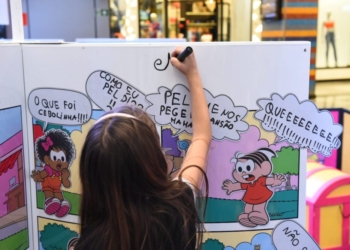 HQ LAB Turma da Mônica leva oficina interativa ao Brasília Shopping