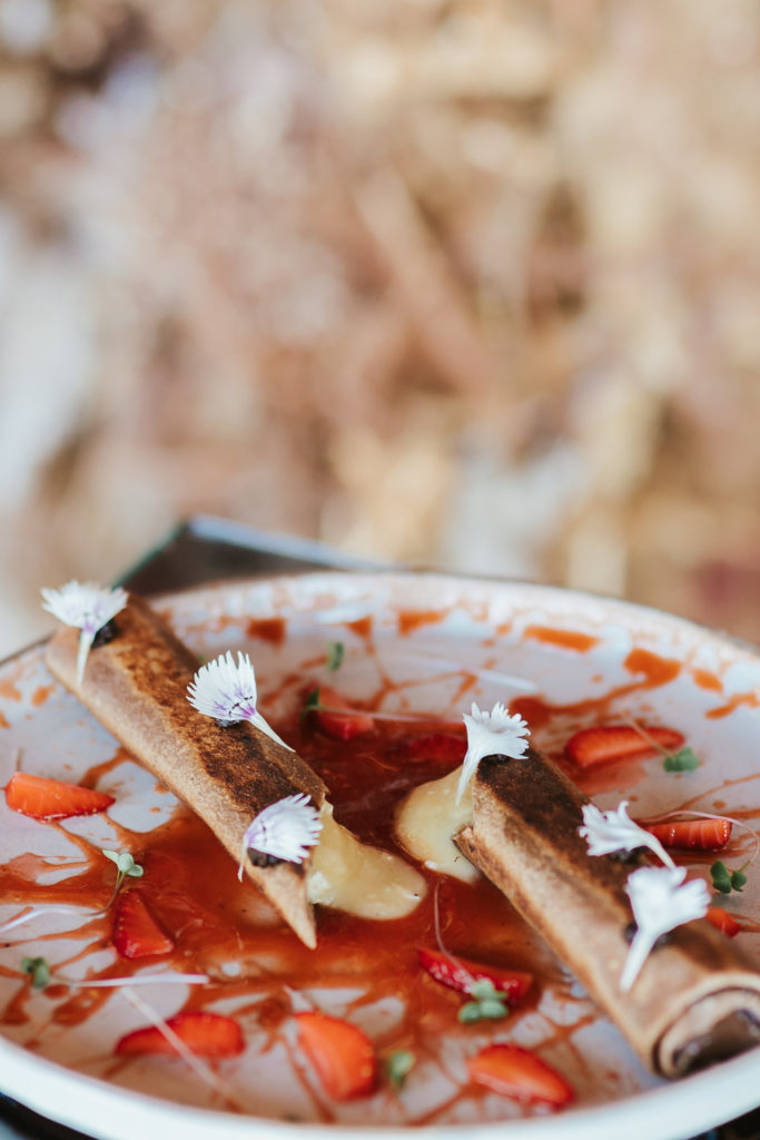 Charuto de queijo brie