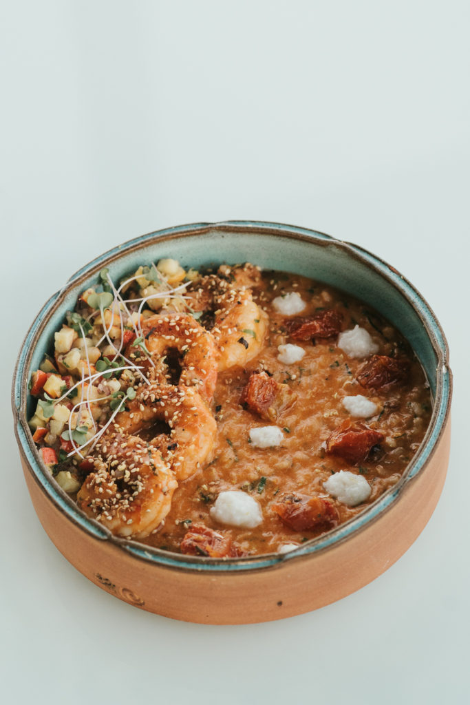 Risoto de Camarão Mezanino