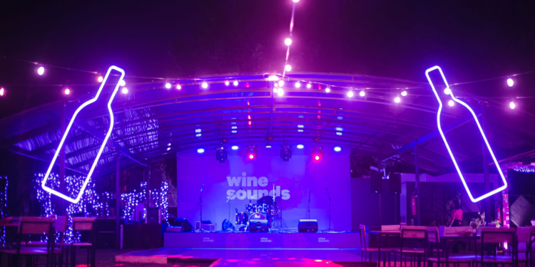 São mais de 50 rótulos de vinhos disponíveis para apreciar no Wine Sounds