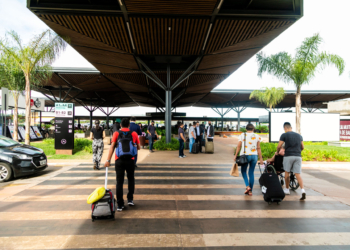 Aeroporto de Brasília promove evento com diversas atrações na Praça Central do terminal aéreo