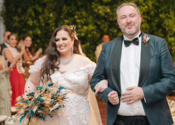 Mariana De’ Carli e Daniel Ortí se casam no Jockey Club do Rio de Janeiro
