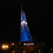 Torre de TV ganha iluminação azul e vira ponto do Natal brasiliense