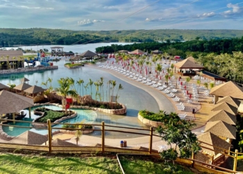 Bali Park: novo parque aquático tem a maior praia artificial da América do Sul às margens do Lago Corumbá IV