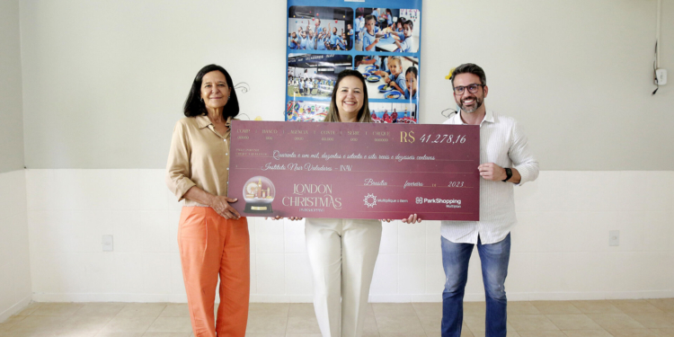 Roda Gigante Solidária: ParkShopping doa mais de R$ 40 mil para o Instituto Nair Valadares