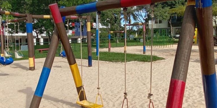 Parquinhos infantis do Plano Piloto ganham manutenções periódicas