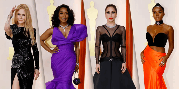 Champagne Carpet: Celebridades desfilam tendências antes da cerimônia do Oscar 2023