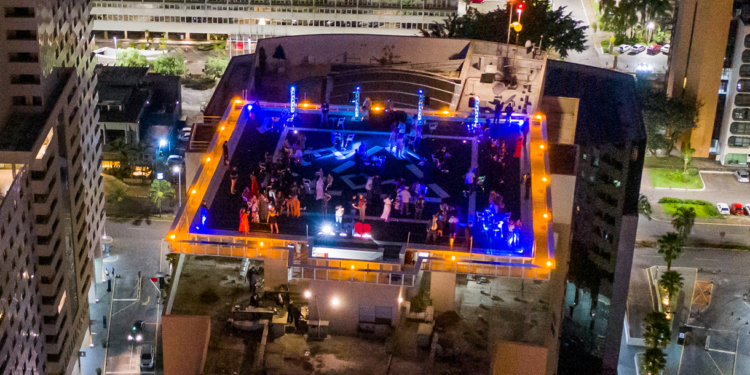 Sky 21 Experience: Noru Sushi comemora sucesso de um ano e aniversário de Brasília no heliponto do Hotel Meliá