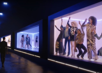 Vitrine viva: Tom Ford apresenta sua última coleção da marca homônima com top models