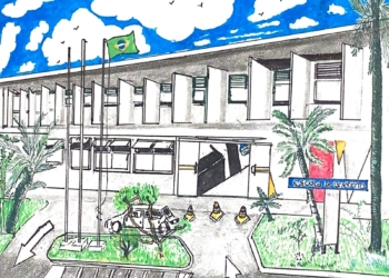 Escola de Governo do Distrito Federal (Egov) homenageia o aniversário de Brasília com exposição de desenhos