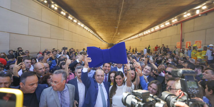 Governador Ibaneis Rocha inaugura Túnel Rei Pelé em Taguatinga