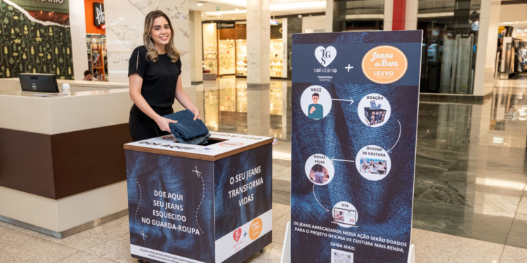 TGS Solidário estimula economia circular por meio de arrecadação de peças jeans