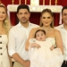 Thássia Naves celebra o batizado de seu primeiro filho, Joaquim