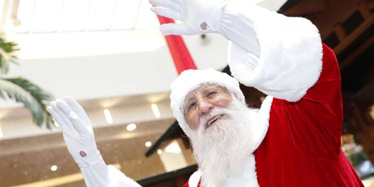 Papai Noel desembarca na Praça Central do ParkShopping neste domingo, 12 de novembro