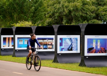 A céu aberto: fotógrafo Celso Junior expõe “Galerias Urbanas – Brasília Azul” no Parque da Cidade