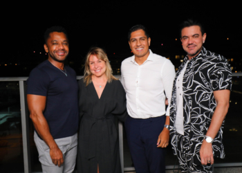 Tiago Correia e Wellington Marques recebem convidados para jantar especial com a head de marketing do Grupo Tauá e Grande Hotel Termas de Araxá