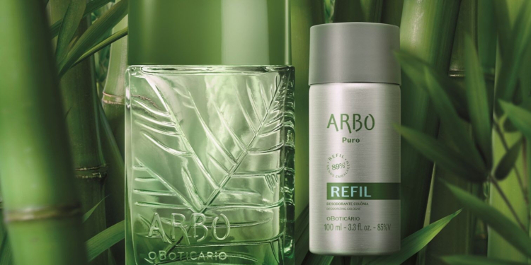Arbo Puro traz a harmonia de notas aromáticas, frescor e leveza do acorde bambu