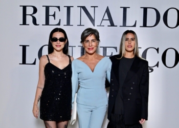 Celebridades marcam presença no desfile do estilista Reinaldo Lourenço