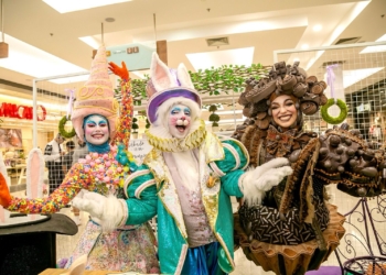 Páscoa encantada: música e animação celebram a chegada do Sr. Coelho no Taguatinga Shopping