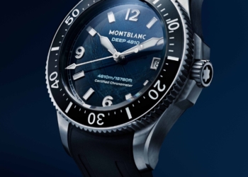 Montblanc estreia no Watches and Wonders 2024 com relógio de mergulho capaz de descer 4810 metros no mar