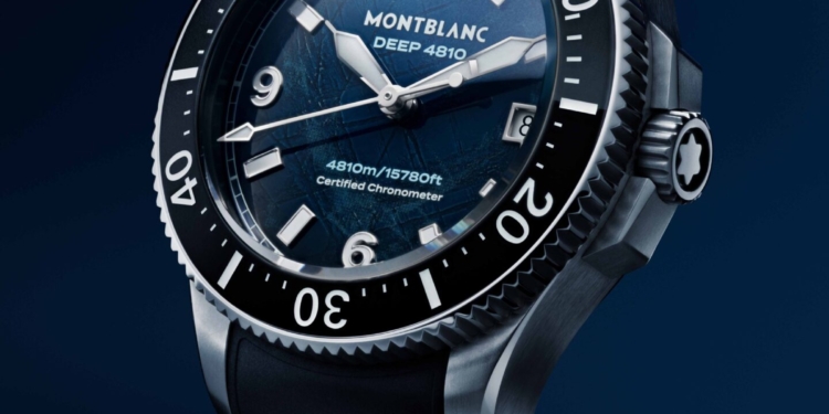 Montblanc estreia no Watches and Wonders 2024 com relógio de mergulho capaz de descer 4810 metros no mar