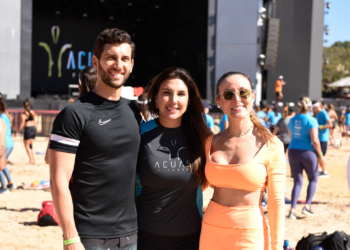 Acuas Fitness + Na Praia: mais de 600 pessoas participam de evento de bem-estar no complexo