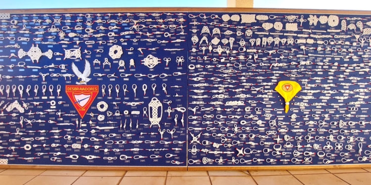 TGS recebe exposição inédita com quadro de nós premiado