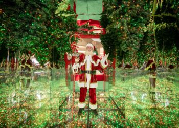 Natal Safira: Taguatinga Shopping apresenta toda a sofisticação do Natal cheio de glamour