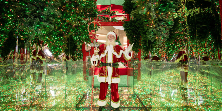 Natal Safira: Taguatinga Shopping apresenta toda a sofisticação do Natal cheio de glamour