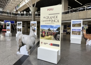 Aeroporto de Brasília recebe exposição fotográfica sobre o caminho Inca