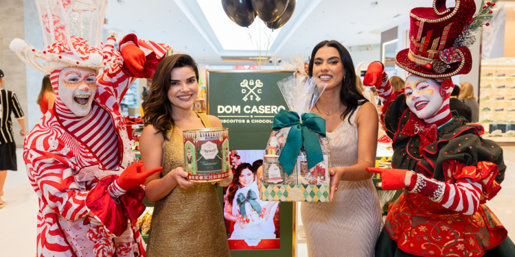 Dom Casero lança campanha “Um Natal de Abraços” com Vanessa Giácomo