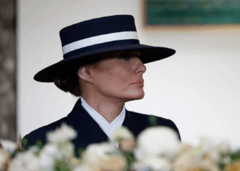 Melania Trump vestiu Adam Lippes na posse de Donald Trump