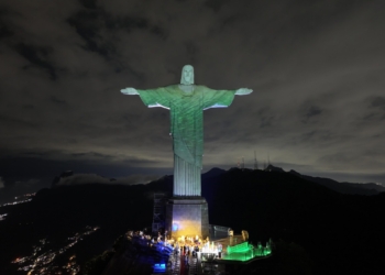 Cristo Redentor se transformou em um farol para a defesa global do clima em consonância com o Jubileu 2025 do Vaticano