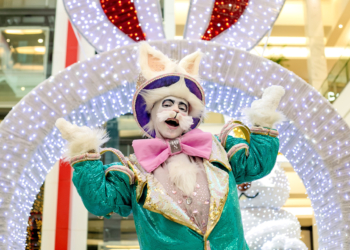 Sr. Coelho anima Páscoa no TGS com encontros lúdicos para a criançada