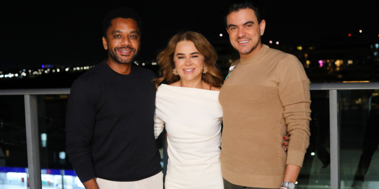 Tiago Correia e Wellington Marques homenageiam Maria Fernanda Soares em happy hour na cobertura do Noroeste