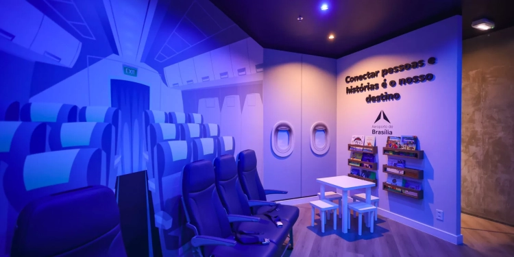 Aeroporto de Brasília inaugura espaço multissensorial para acolher passageiros neurodivergentes