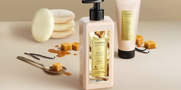 Colaboração inédita: Eudora e Bacio di Latte transformam gelatos italianos em cuidados e glosses