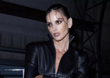 Izabel Goulart encerra desfile da LaQuan Smith na New York Fashion Week