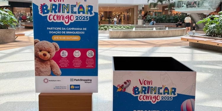ParkShopping se une à campanha “Vem Brincar Comigo” em apoio a crianças vulneráveis