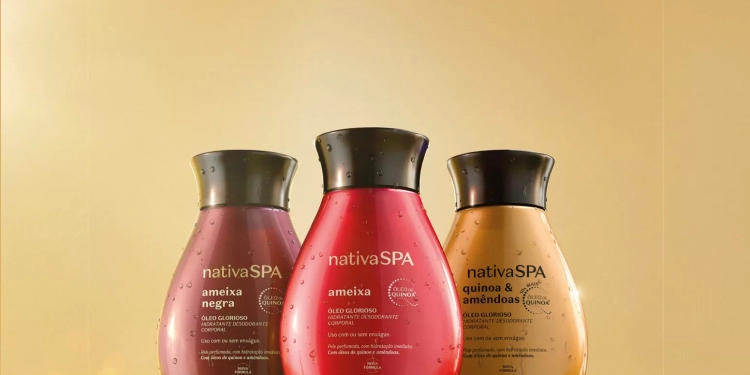 Boticário relança Óleos Gloriosos de Nativa SPA com nova fórmula, maior perfumação e embalagens refiláveis