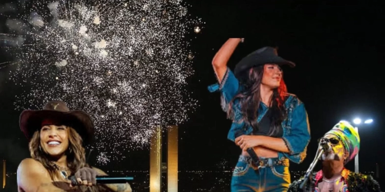 Réveillon 2026 do Distrito Federal contará com Ana Castela, Lauana Prado, Carlinhos Brown e atrações locais