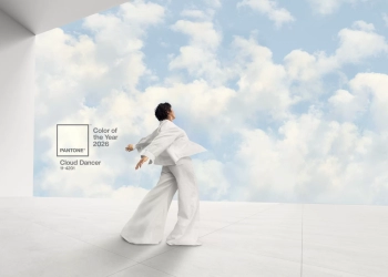 Reset visual: Pantone anuncia a cor do ano de 2026, Cloud Dancer