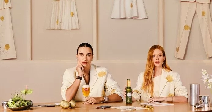 Tennis core com estrelas: Stella Artois lança coleção de moda assinada por Marina Ruy Barbosa e Aryna Sabalenka