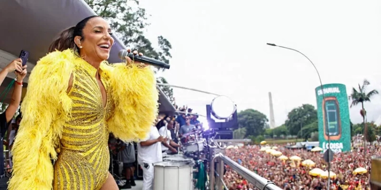 Carnaval de São Paulo ganha trio de Ivete Sangalo em ação inédita da 99