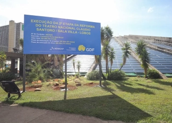 Teatro Nacional avança em restauração e inicia reforma da icônica Sala Villa-Lobos