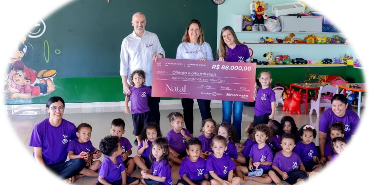 Solidariedade coletiva ganha força: ParkShopping destina arrecadação de Natal ao Instituto Doando Vida
