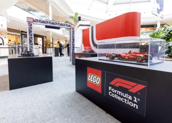 LEGO® e Fórmula 1® transformam ParkShopping em circuito interativo inédito em Brasília