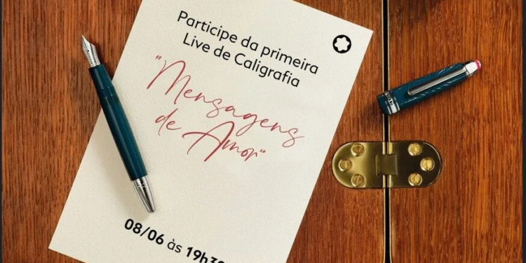 Montblanc celebra a escrita à mão em live inédita de caligrafia no Brasil