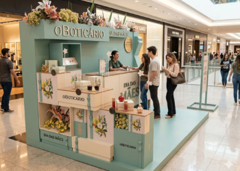 O Boticário aposta em experiência interativa para o Dia das Mães no Taguatinga Shopping